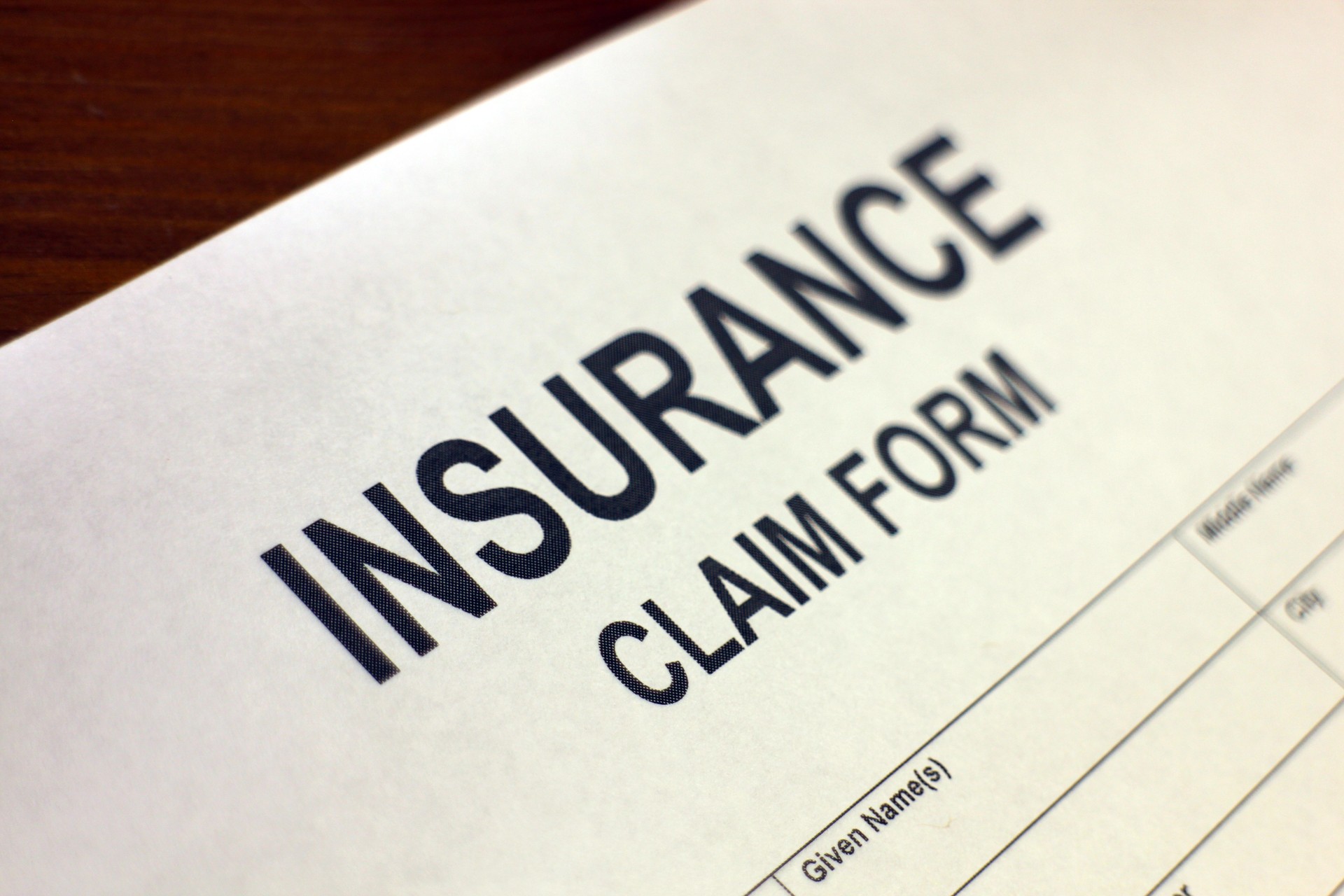 Insurance Claim Header