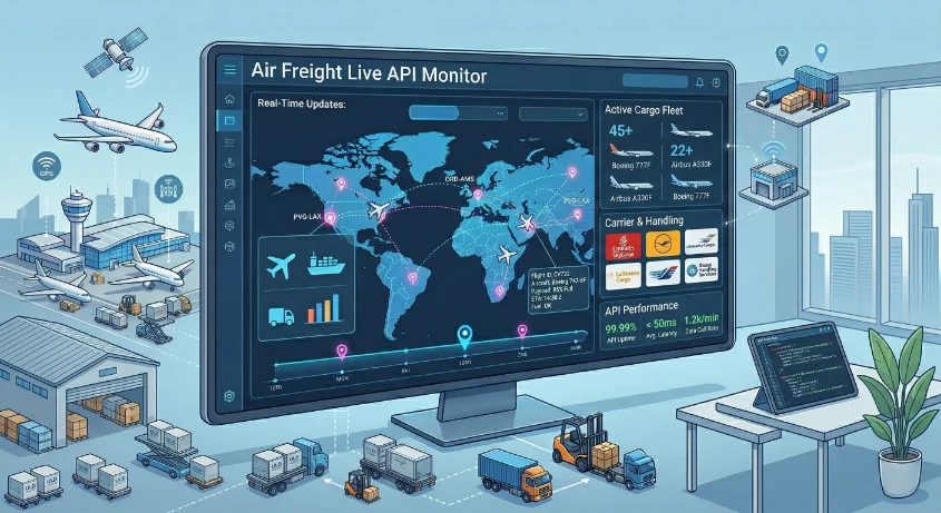 Delivery of a large number of goods by air