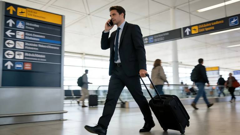 busy man speaking on phone and walking in airport 1536×864