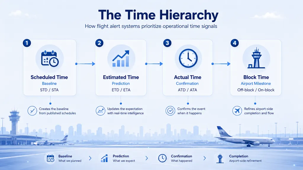 The Time Hierarchy Behind Flight Status API Alerts