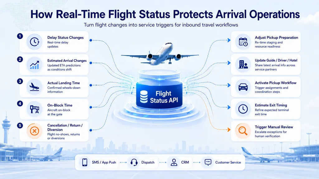 How Real-Time Flight Status Protects Arrival Operations